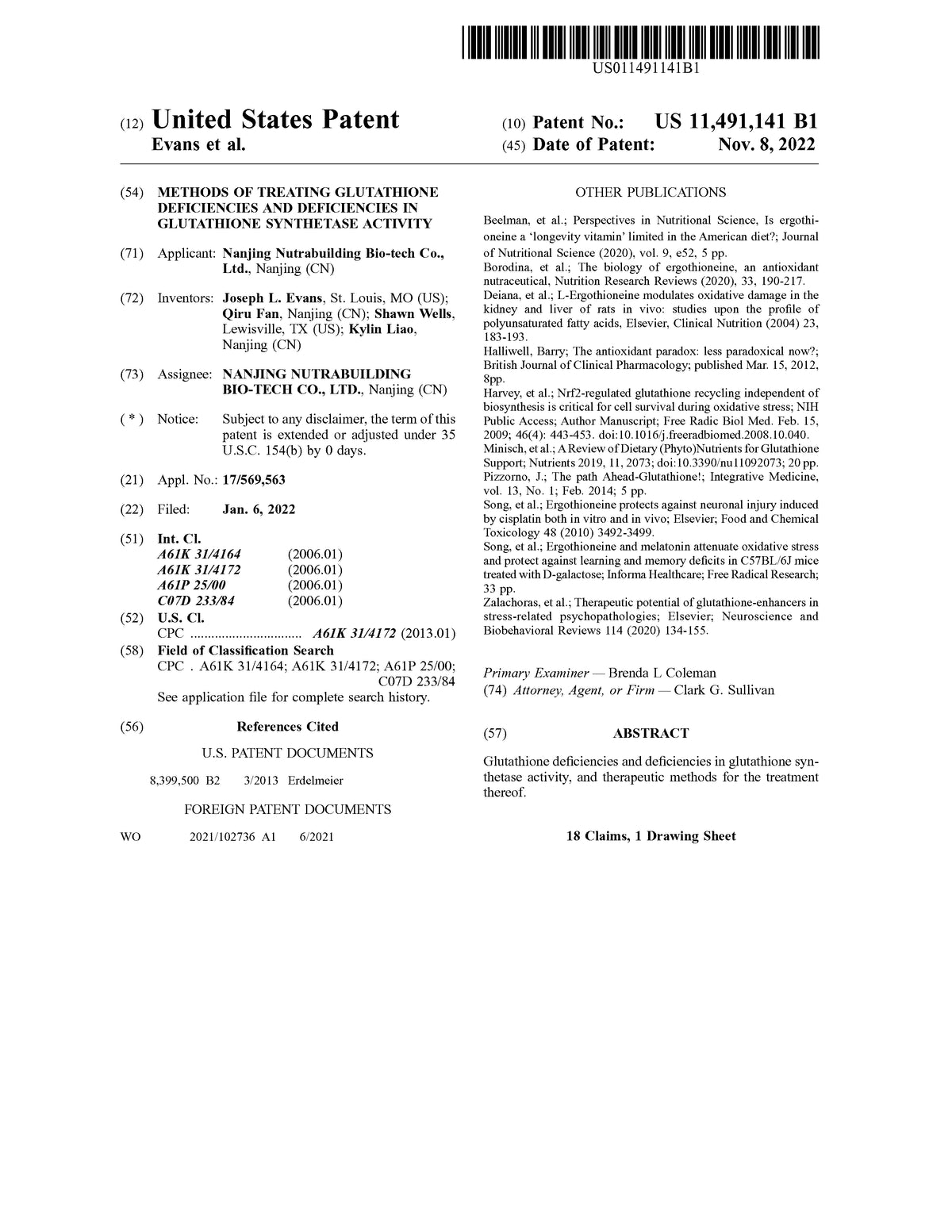 United States Patent